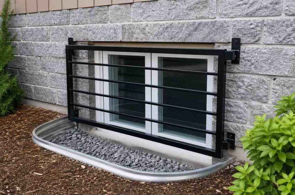 secure basement windows